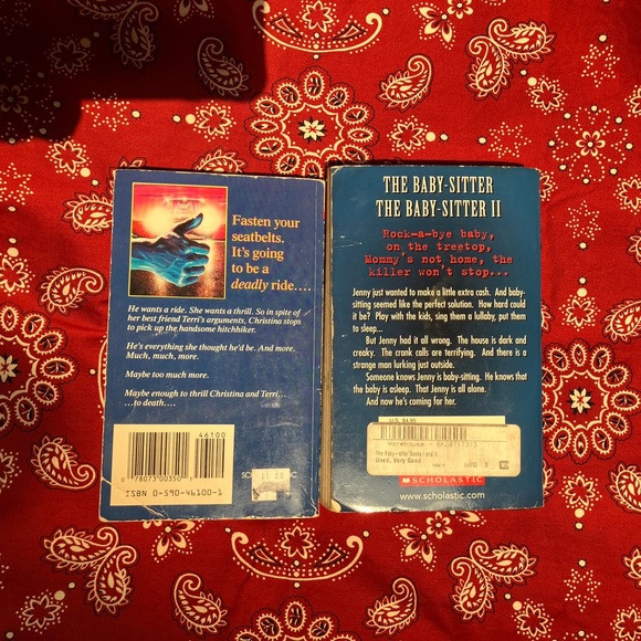 SCARY campfire stories! RL Stine The Babysitter I & II 2005, The Hitchhiker 1993 - Picture 2 of 3